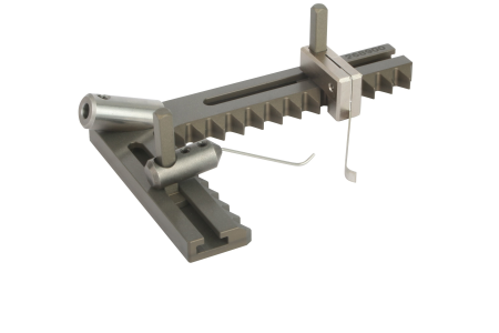 Anschlagwinkel 120 x 80 mm mit Federspanner