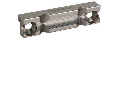 Formed jaws with V-blocks for 50 mm vice,
