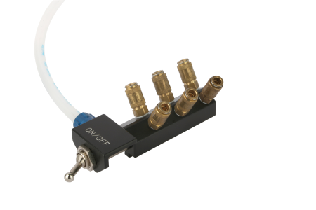 Vacuum distributor with 1/8&quot; connection line