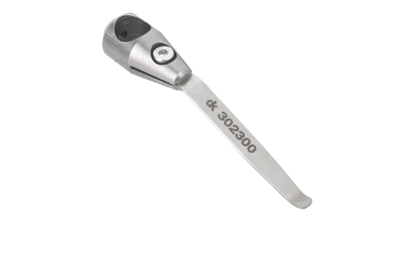 Spring clamp for columns, flat, 75 mm