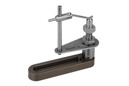 Screw frame set with spring clamp