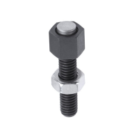 jack screws M6 with self-aligning pad, steel