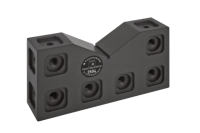 Pair of V-blocks 100mm 120&amp;#176; on cube 25