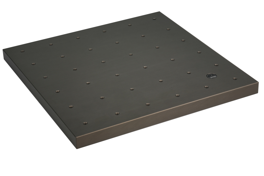 Base plate with tapped hole, 500 x 250 mm