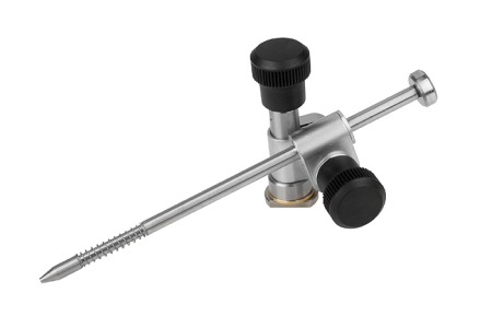 Spring-loades pressure clamp with mount