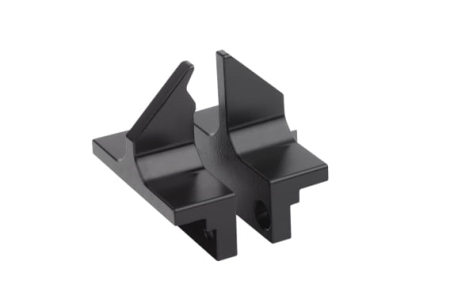 V-block jaws with two-point contact for 50 mm vice