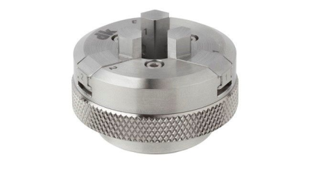 precision three-jaw chuck 34 mm, 3x M2, stainless